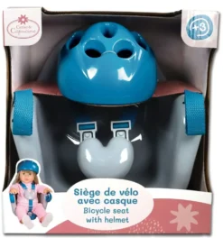 SIEGE DE VELO AVEC CASQUE POUR POUPEE
