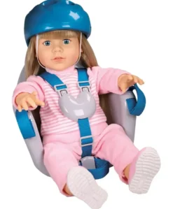 SIEGE DE VELO AVEC CASQUE POUR POUPEE