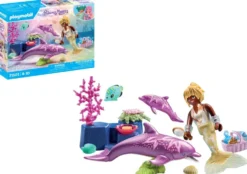 SIRENE AVEC DAUPHINS - 71501