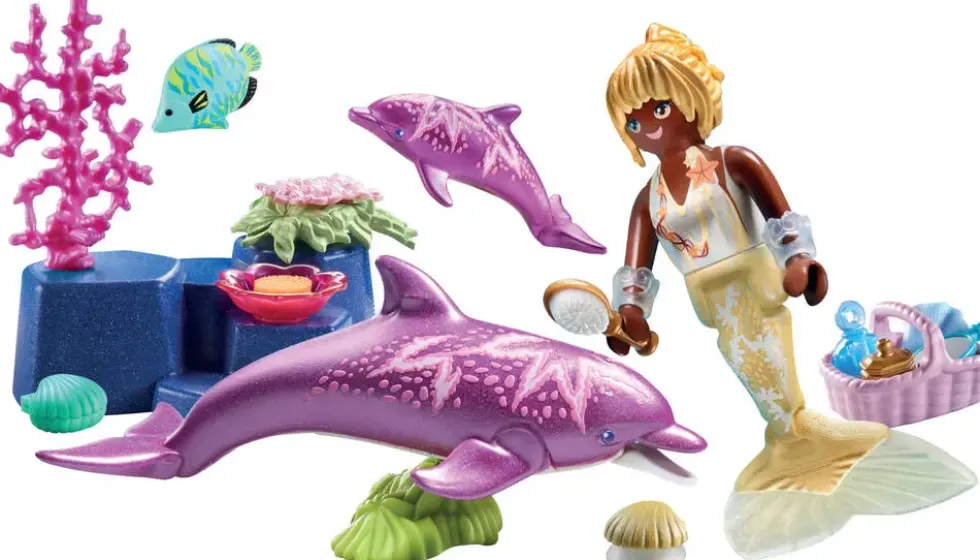 SIRENE AVEC DAUPHINS - 71501