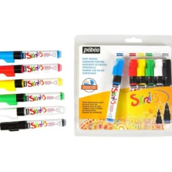 SKRIB PAINT MARKER GOUACHE SET 6 MARQUEURS CLASSIQUE