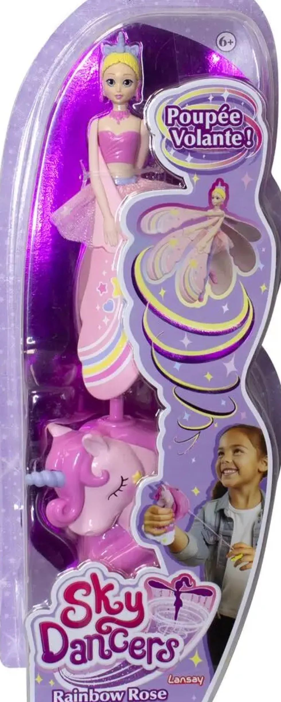 SKY DANCERS - POUPEE RAINBOW ROSE