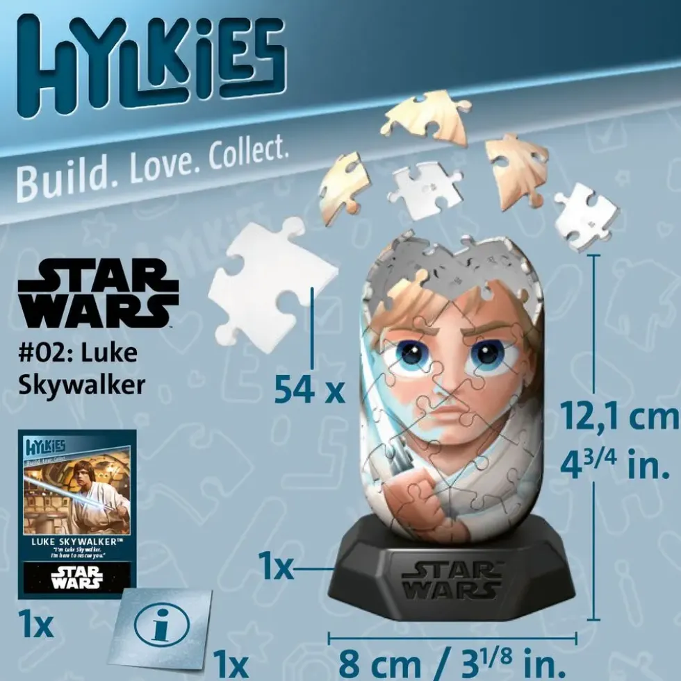 SKYWALKER -HYLKIES STAR WARS N°2LUKE