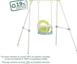 SMOBY LIFE - PORTIQUE METAL BABY SWING H120