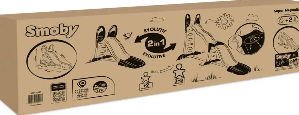 SMOBY LIFE - TOBOGGAN SUPER MEGAGLISS