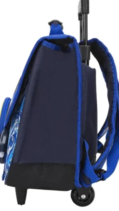 SONIC - CARTABLE A ROULETTES 41CMBLEU