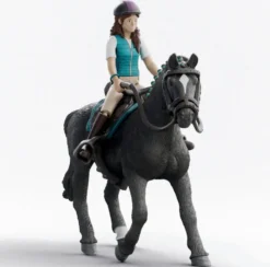 SPECIAL -FIGURINE CAVALIERE LISA ET STORM
