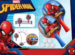 SPIDER-MAN - SET D'APPRENTISSAGE PING-PONG 2 EN 1