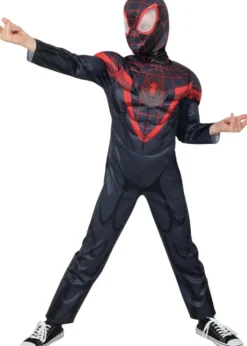 SPIDERVERSE DEGUISEMENT MILES MORALESLUXETAILLE 3-4 ANS