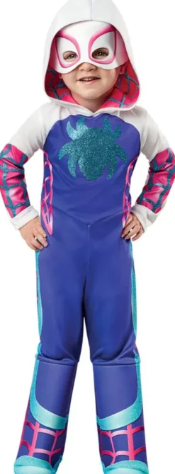 SPIDEY - DEGUISEMENT GHOST SPIDER TAILLE 2-3 ANS