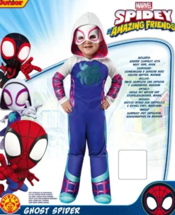 SPIDEY - DEGUISEMENT GHOST SPIDER TAILLE 2-3 ANS