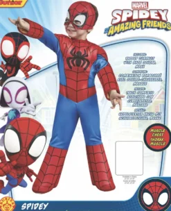 SPIDEY - DEGUISEMENT LUXE - TAILLE 3-4 ANS
