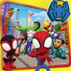 SPIDEY -LE LANCEUR DE TOILE - PUZZLES 3X49 PIECES