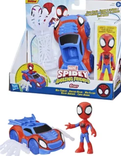 SPIDEY - VEHICULEACCESSOIRE ET FIGURINE SPIDEY 10CM