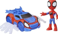 SPIDEY - VEHICULEACCESSOIRE ET FIGURINE SPIDEY 10CM