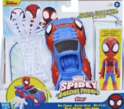 SPIDEY - VEHICULEACCESSOIRE ET FIGURINE SPIDEY 10CM