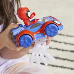 SPIDEY - VEHICULEACCESSOIRE ET FIGURINE SPIDEY 10CM