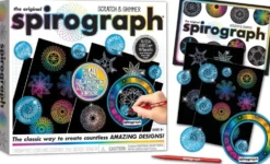 SPIROGRAPH MULTICOLORE ET PAILLETE