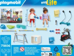 SPORTIFS AVEC MATERIEL DE FITNESS - 71806