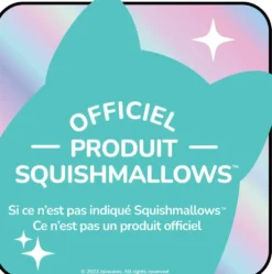 SQUISHMALLOWS - PELUCHE - BENNY LE BIGFOOT BRUN AVEC ECHARPE - 30 CM
