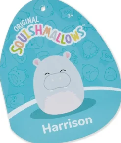 SQUISHMALLOWS PELUCHE 30.5 CM HARRISON HIPPOPOTAME GRIS