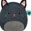 SQUISHMALLOWS - PELUCHE - XIOMARA LA PANTHERE NOIRE - 40 CM