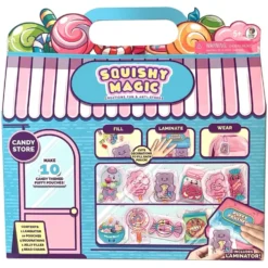 SQUISHY MAGIC COFFRET CREATION PORTES CLES KAWAII SQUISHY AVEC MACHINE ELECTRONIQUE