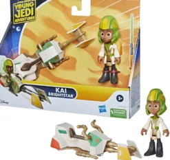 STAR WARS - YOUNG JEDI VEHICULE ET FIGURINE EAST 10CM