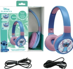 STITCH - CASQUE 2 EN 1 BLUETOOTH ET FILAIRE PLIABLE
