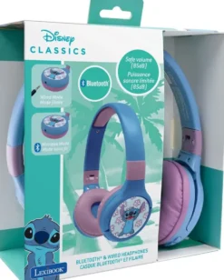 STITCH - CASQUE 2 EN 1 BLUETOOTH ET FILAIRE PLIABLE