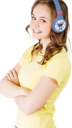 STITCH - CASQUE 2 EN 1 BLUETOOTH ET FILAIRE PLIABLE