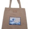 STITCH - VAGUE DE KANAGAWA -TEDDY SHOPPING BAG