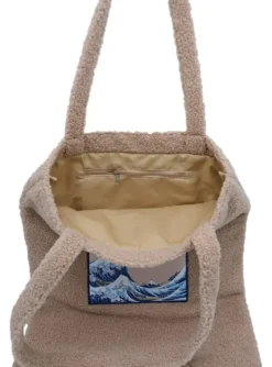 STITCH - VAGUE DE KANAGAWA -TEDDY SHOPPING BAG