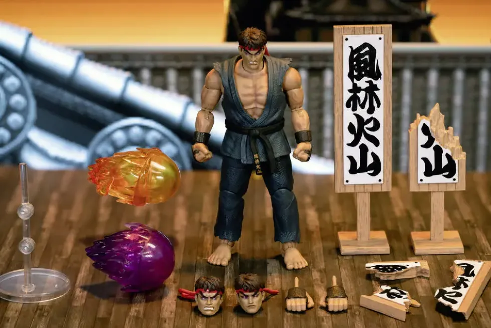 STREET FIGHTERS - FIGURINE RYU ARTICULEE 15 CM