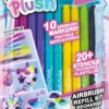 STYLE 4 EVER - AIRBRUSH - RECHARGE10 FEUTRES ET 2 PLANCHES DE POCHOIRS