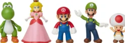 SUPER MARIO - COFFRET DE 5 FIGURINES MARIO ET SES AMIS