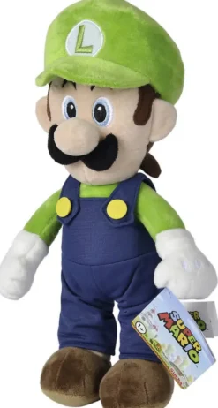 SUPER MARIO - LUIGI PELUCHE 30 CM