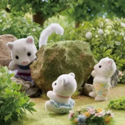 SYLVANIAN FAMILIES -LA FAMILLE PANTHERE DES NEIGES - SYLVANIAN FAMILLES