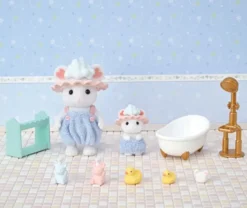 SYLVANIAN FAMILIES - LE BAIN DES FRERES SOURIS MARSHMALLOW - SYLVANIAN FAMILLES