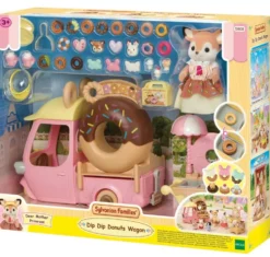 SYLVANIAN FAMILIES -LE CHARIOT DE DONUTS - SYLVANIAN SET BOUTIQUE