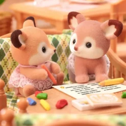 SYLVANIAN FAMILIES -LES JUMEAUX BICHE SYLVANIAN FAMILLES