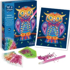 TABLEAU A DIAMANTER - HIBOU