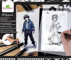 TABLETTE LUMINEUSE A5 - CREATION DE PERSONNAGES MANGA