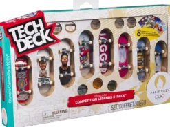 TECH DECK -COFFRET JEUX OLYMPIQUES PARIS 2024 - 8 FINGER SKATES