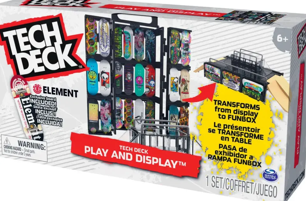 TECH DECK COFFRET TRANSFORMABLE PLAY & DISPLAY