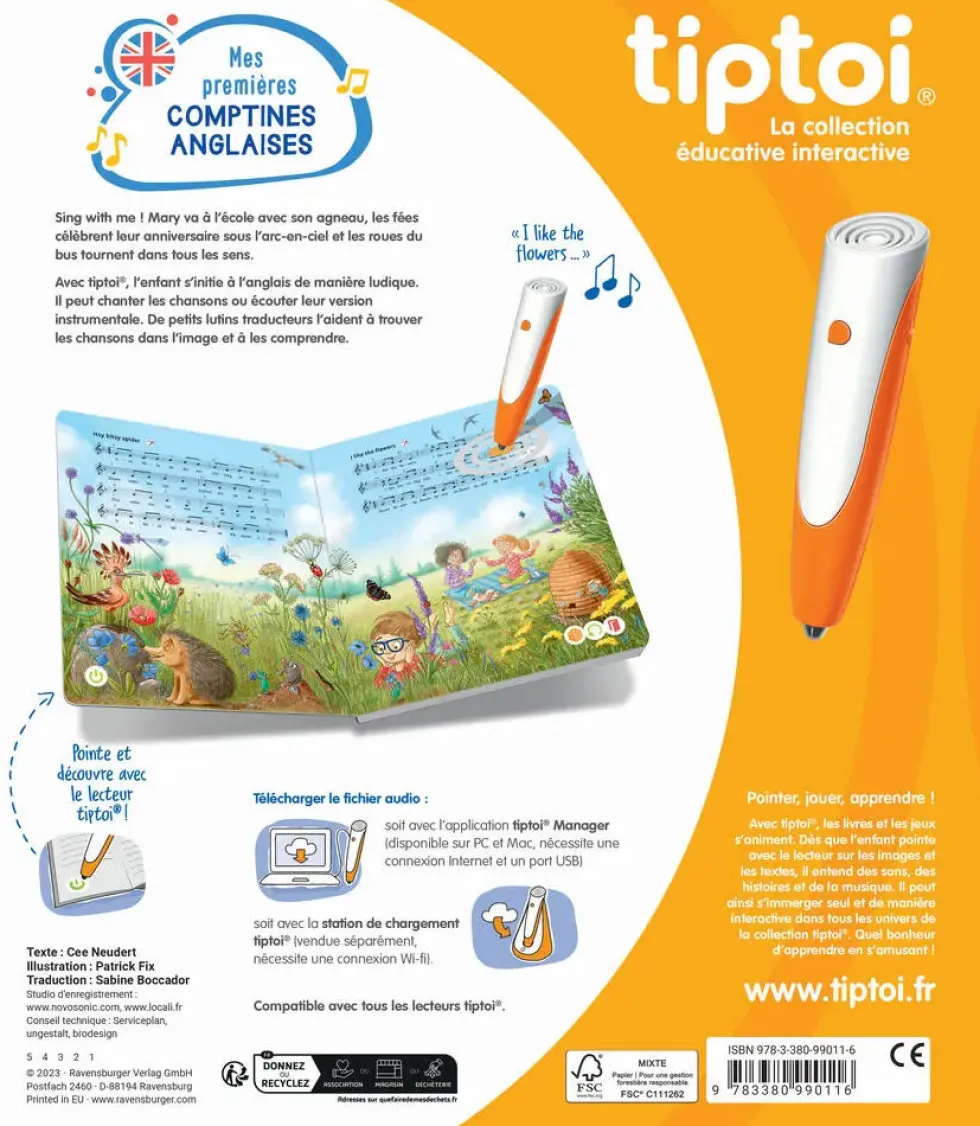 TIPTOI® -MES PREMIERES COMPTINES ANGLAISES