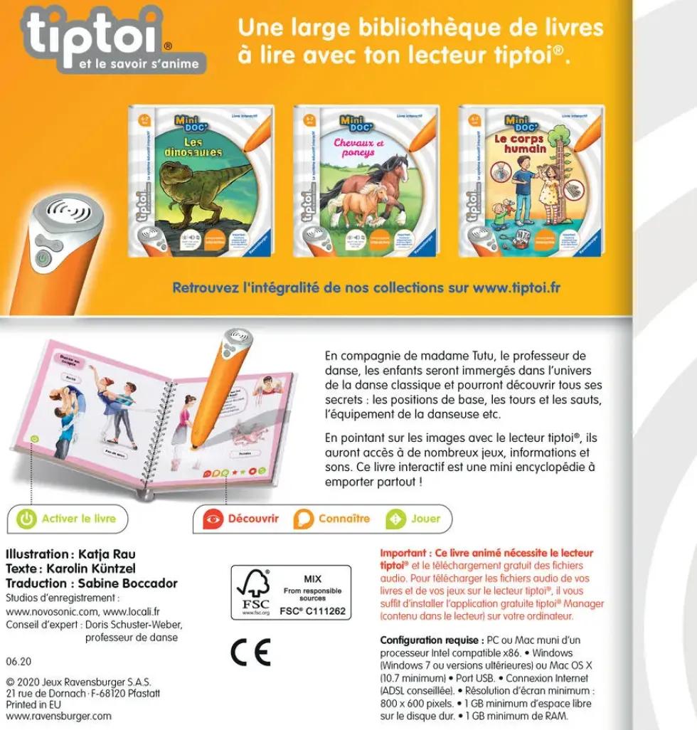 TIPTOI® -MINI DOC'LA DANSE CLASSIQUE