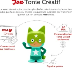 TONIES® CREATIF - FIGURINE SUPER-HEROS TURQUOISE