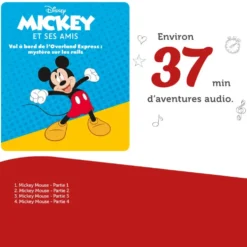 TONIES® - DISNEY - MICKEY MOUSE - VOL A BORD DE L'OVERLAND EXPRESS - MYSTERE SUR LES RAILS