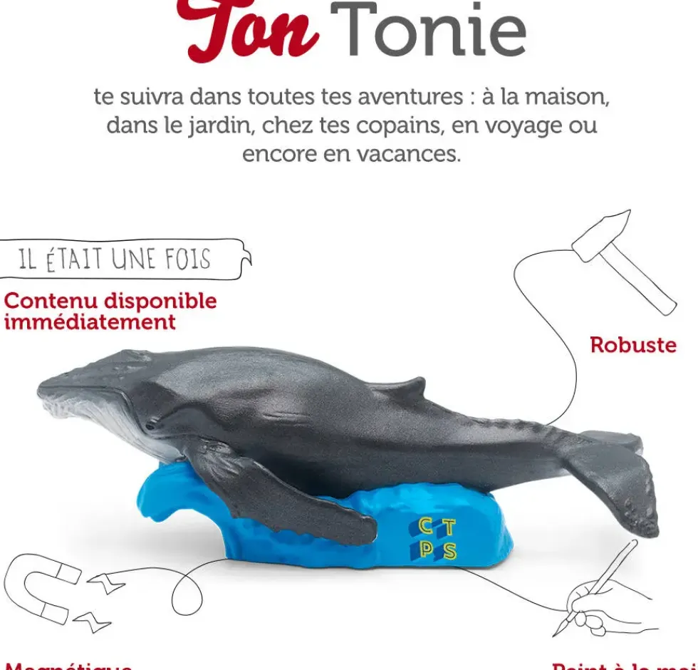TONIES® - FIGURINE C'EST TOUJOURS PAS SORCIER PLONGÉE DANS LES OCÉANS